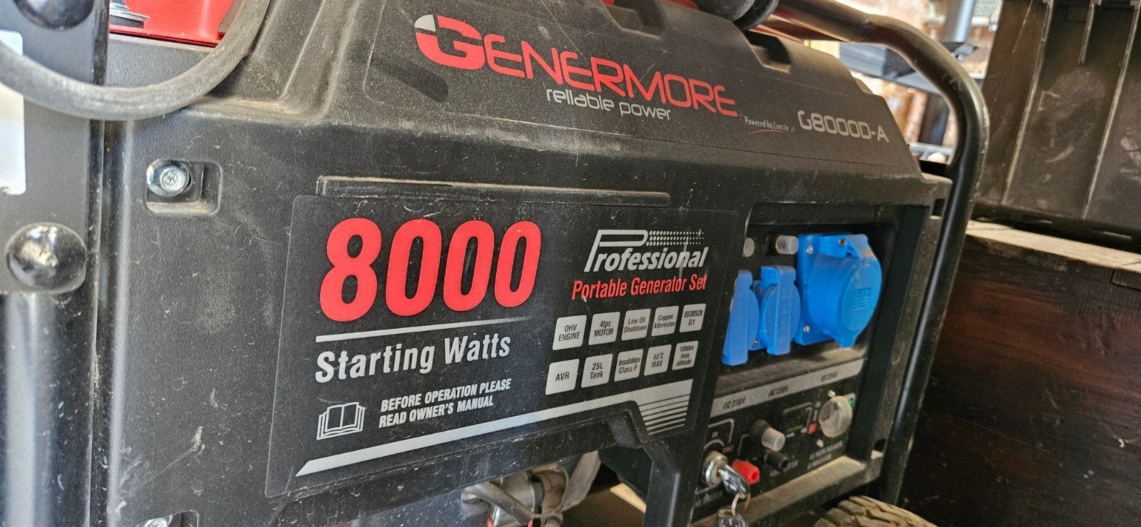 Générateur GENERMORE 8000D-A, Doe-het-zelf en Bouw, Ophalen of Verzenden