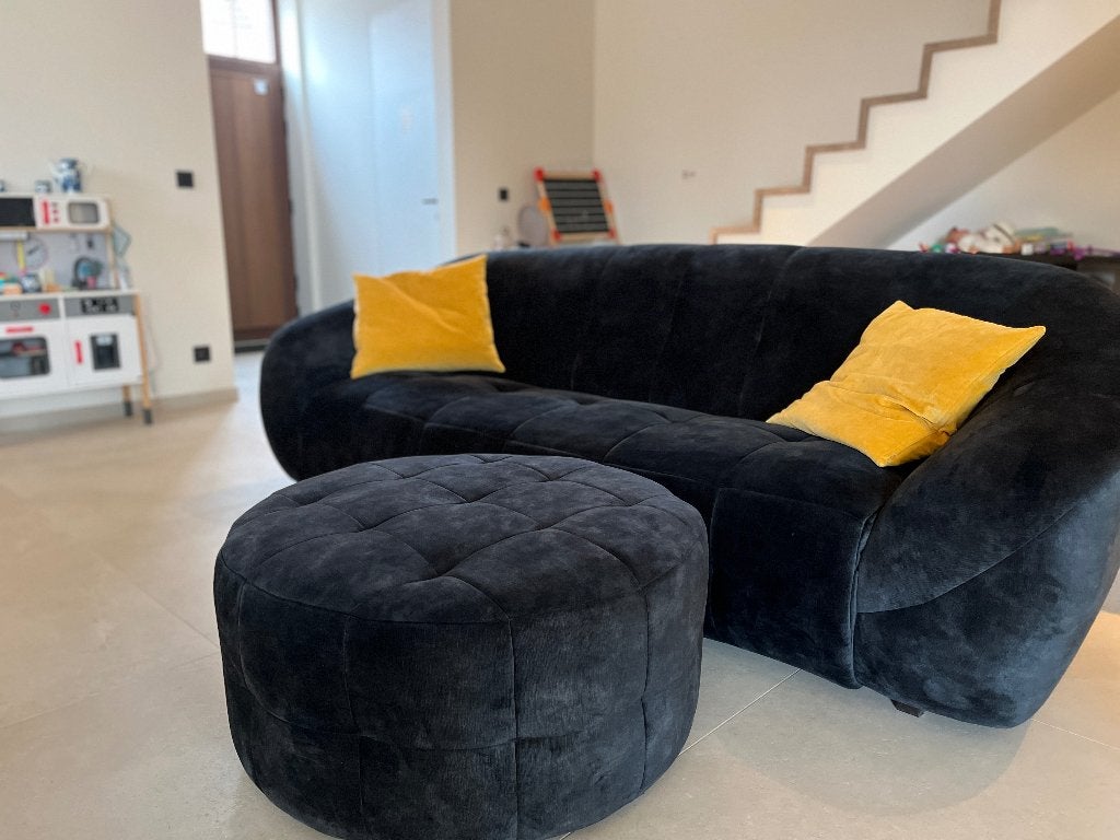 siège avec pouf, Maison & Meubles, Trois personnes, Moins de 75 cm, 200 à 250 cm, Design