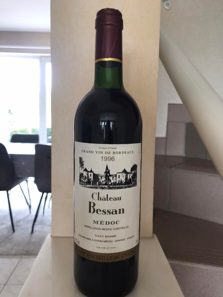 Grand Vin De Bordeaux. 1996, Verzamelen, Wijnen, Frankrijk, Ophalen of Verzenden, Zo goed als nieuw, Rode wijn