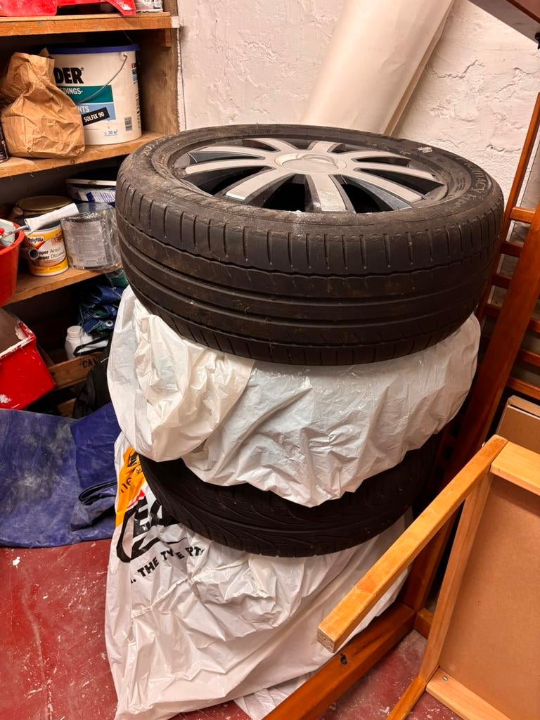 Pneus michelin 205/55R 16 91v radial x tubeless, Ophalen, Gebruikt