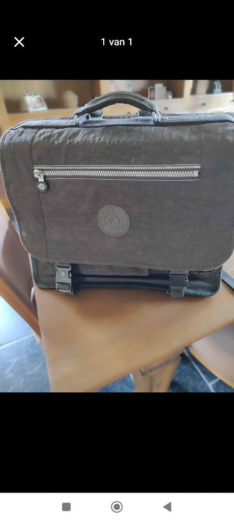 Sac d'école Kipling, Enlèvement, Comme neuf, Brun, Porte-documents ou Cartable