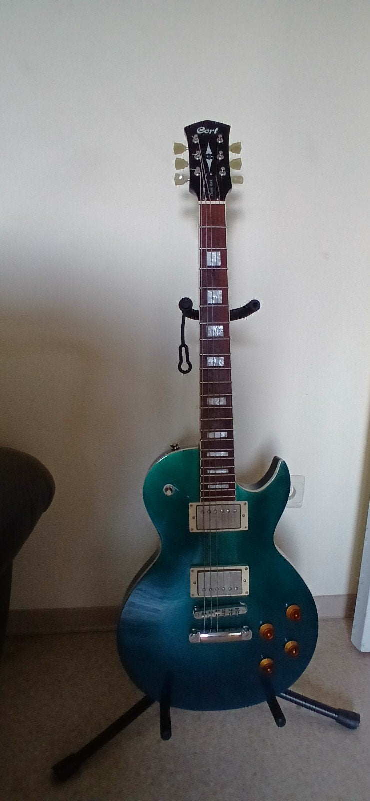 Guitare électrique CORT CR 200 Flip Blue, Musique & Instruments, Enlèvement ou Envoi, Comme neuf, Autres marques