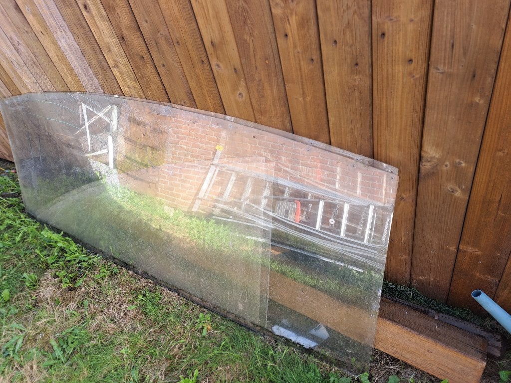 plexiglasplaten uit polycarbonaat, Enlèvement, Utilisé, Autres matériaux, Moins de 20 mm