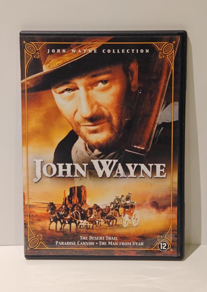 John Wayne Collection – DVD Box 3 klassieke western films, Alle leeftijden, Ophalen of Verzenden, Zo goed als nieuw