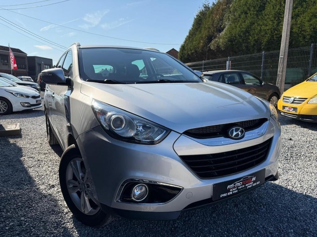 Hyundai iX35 2.0i/ 1ste hands/GPS/leer/onderhoud+garantie, Zwart, 4 cilinders, 5 zetels, 5 deurs