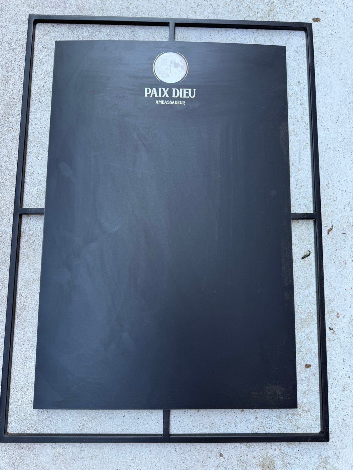 Origineel Paix Dieu Ambassadeur reclamebord – metalen kader, Ophalen, Nieuw