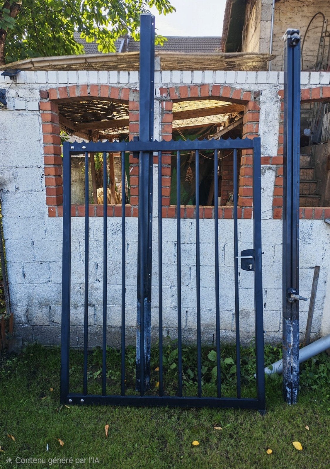 Portillon métallique pour jardin 200 x150cm, Enlèvement, Fer