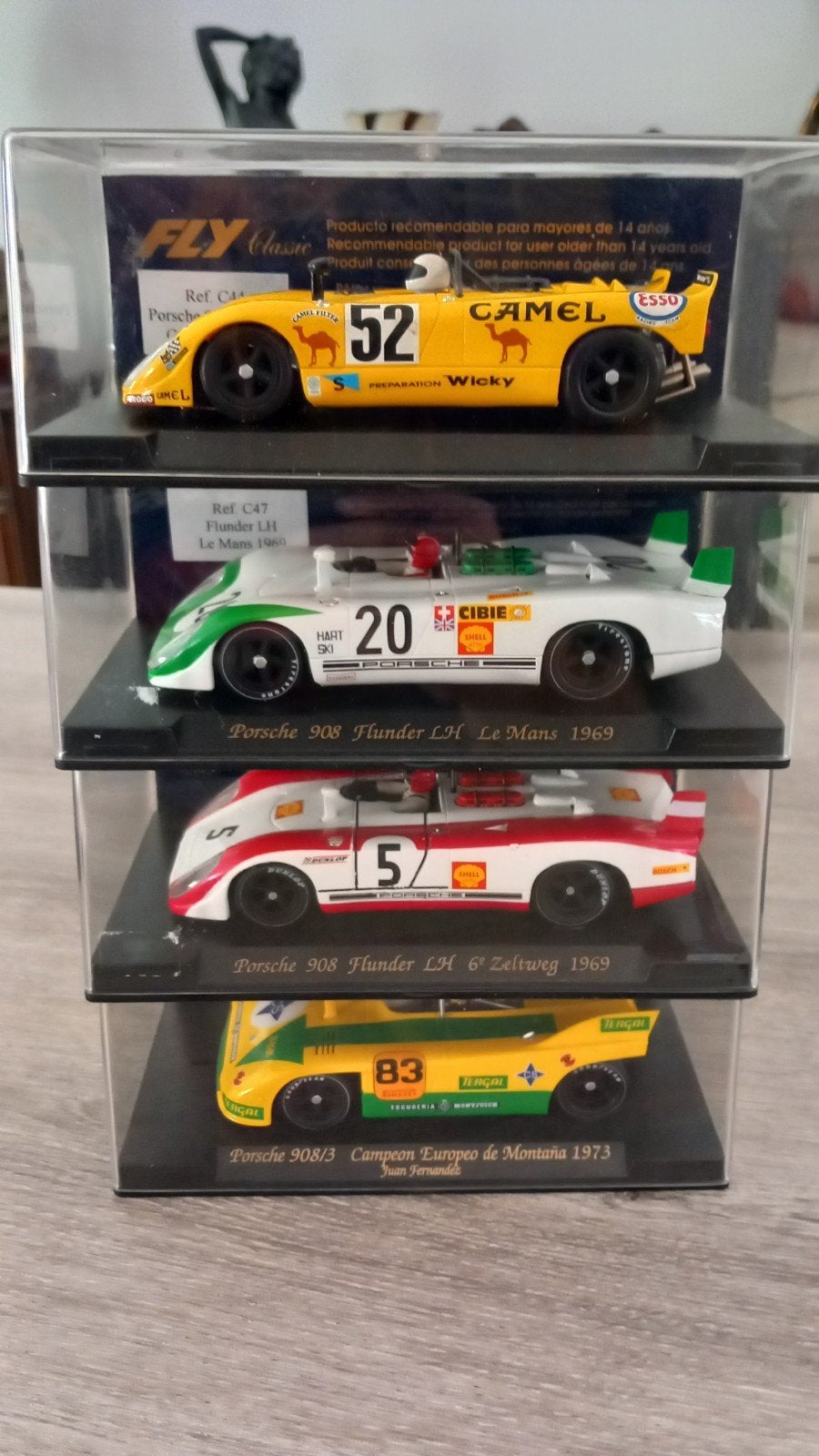 4 Fly Porsche 908 Slotcars 1:32, Ophalen