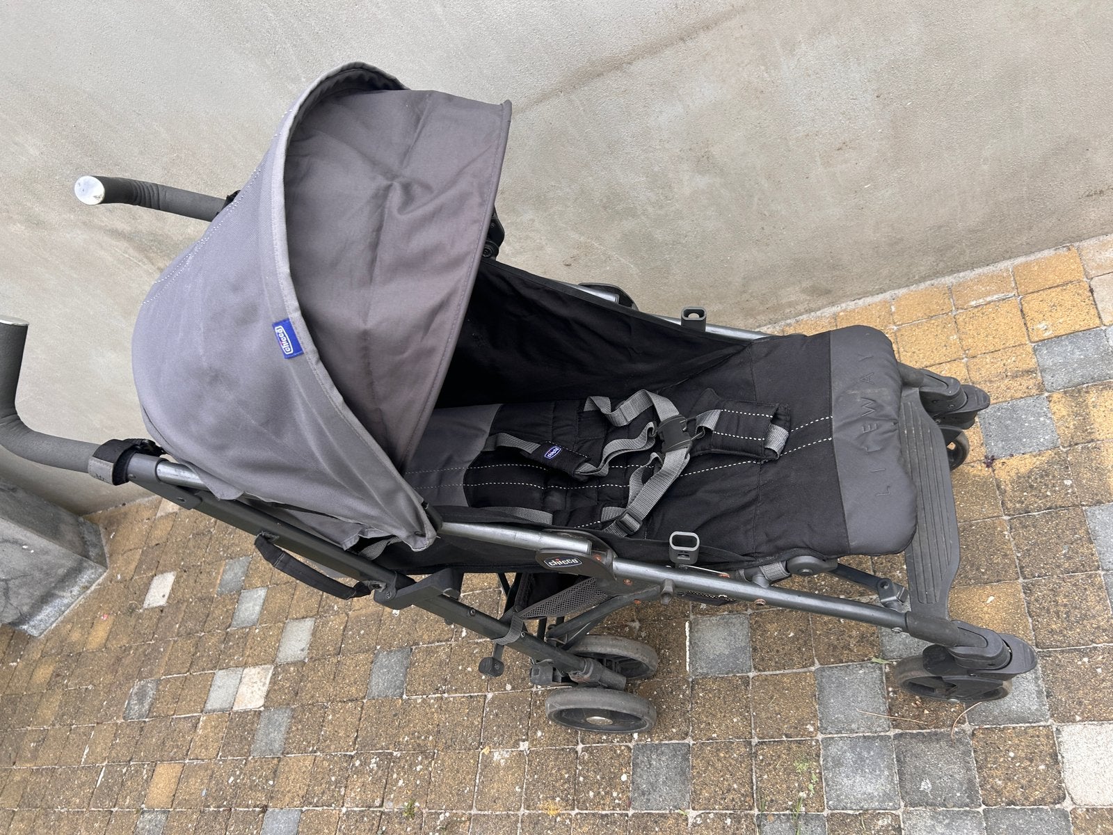 Chicco litteway plooibuggy, Kinderen en Baby's, Ophalen, Verstelbare rugleuning