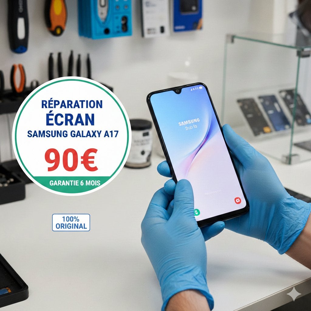 Réparation écran Samsung Galaxy A17 pas cher Garantie 6 mois, Télécoms, Téléphonie mobile | Accessoires & Pièces, Enlèvement, Samsung