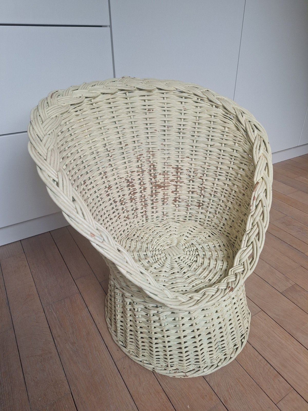 Rotan kinderstoel, Kinderen en Baby's, Ophalen, Gebruikt, Stoel(en)