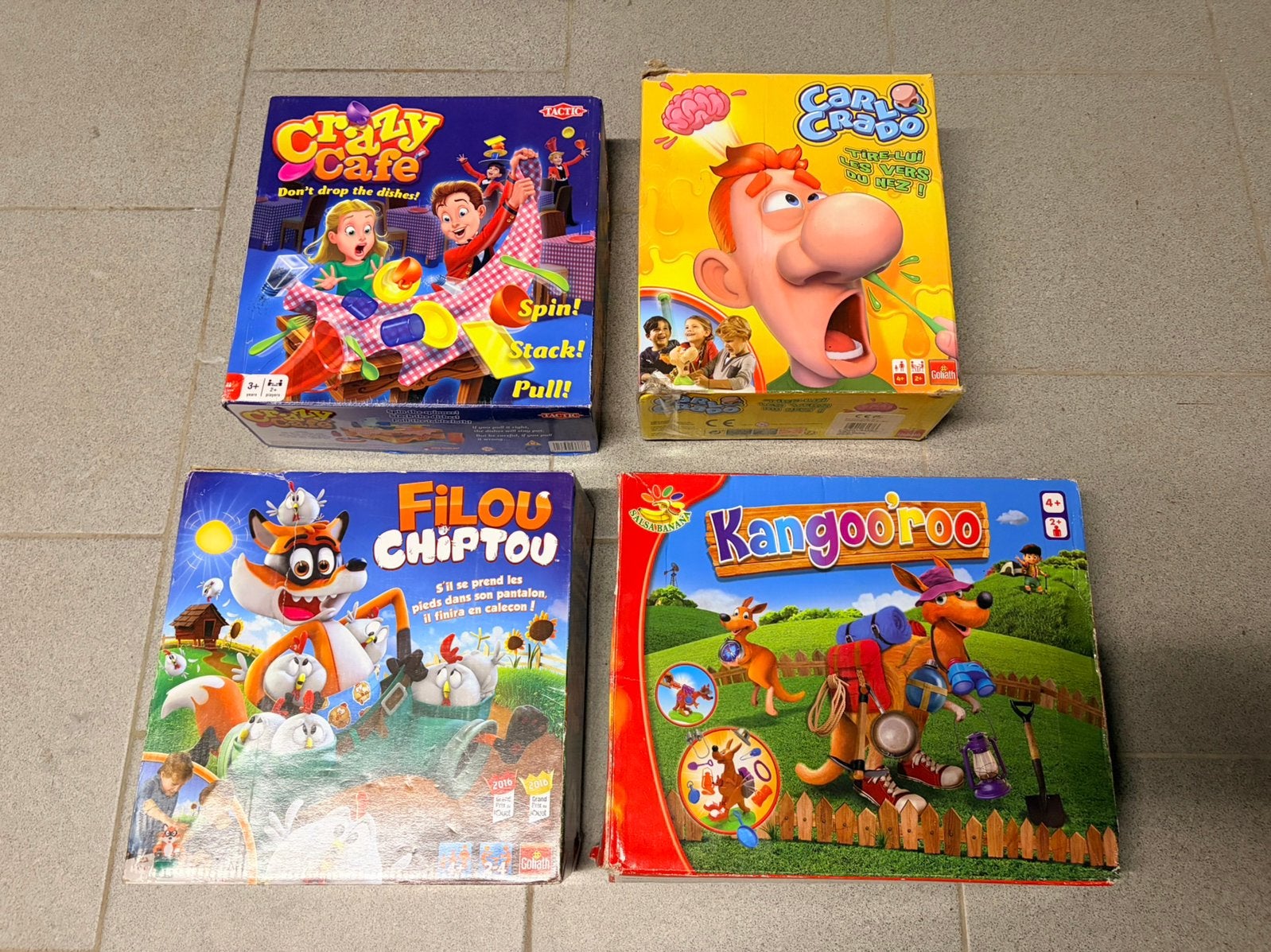 Lot de 5 Jeux de société, Enlèvement, Utilisé