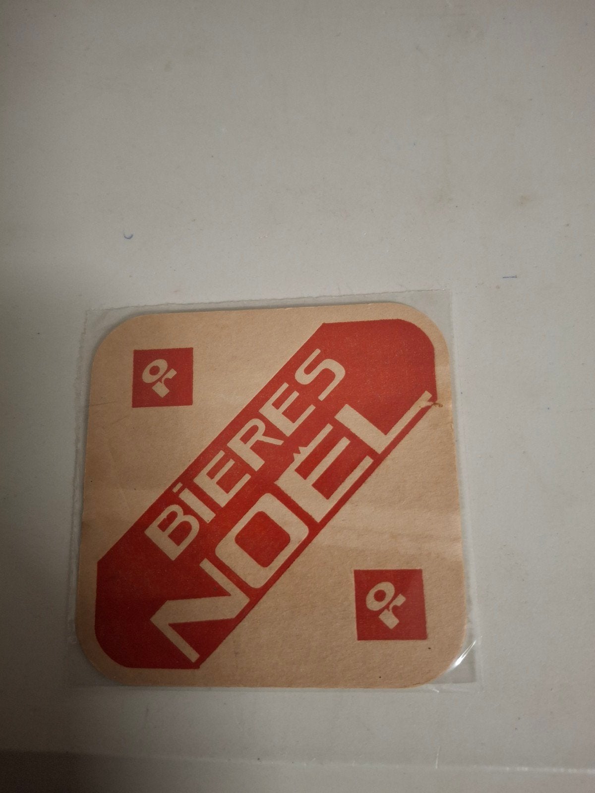 oud bierviltje bieres noel, Verzamelen, Ophalen of Verzenden