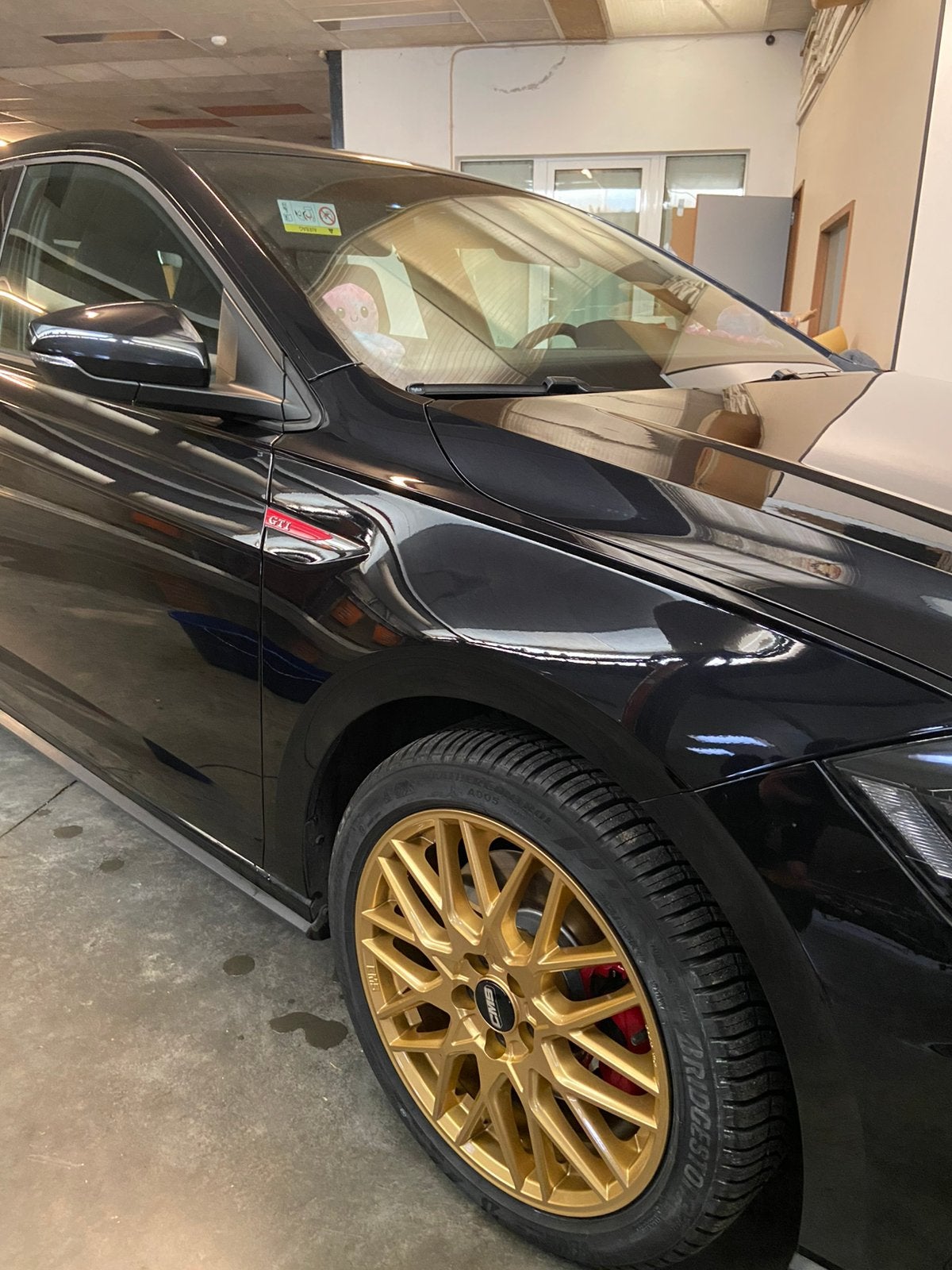 Vw polo gti 2018 aw gouden velgen, Auto-onderdelen, Banden en Velgen, Ophalen, 17 inch, All Season, Banden en Velgen