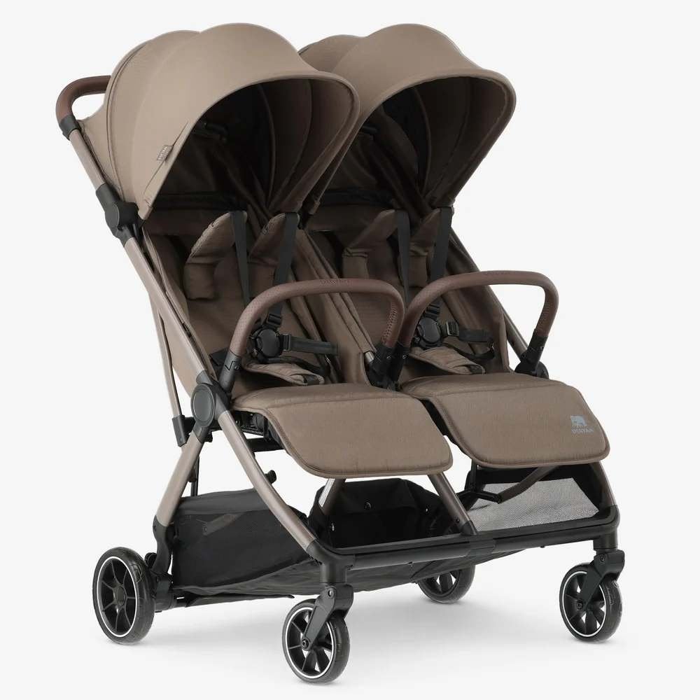 DERYAN Rolo X2 V2 Duo Buggy – 0-4 Jaar - Hazel, Enlèvement ou Envoi, Comme neuf, Autres marques, Dossier réglable