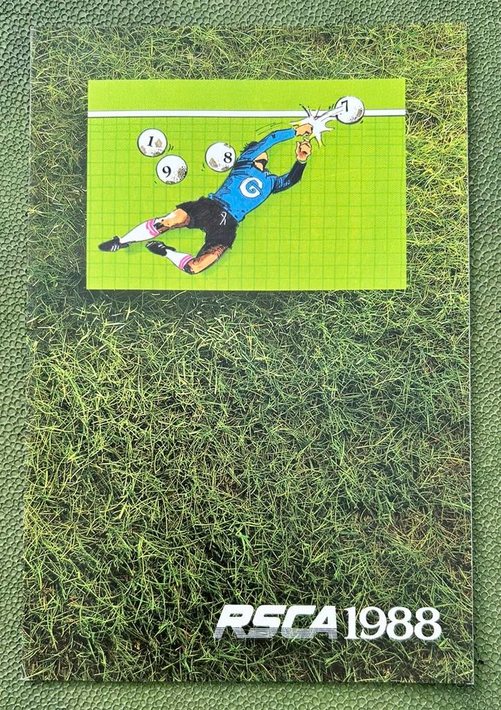 carte de vœux officielle RSCA pour l'année 1988, Enlèvement ou Envoi, Utilisé