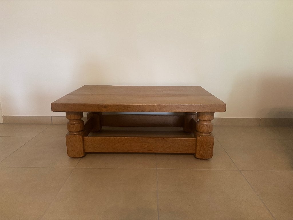 Eiken salontafel, Moins de 50 cm, Eik, 50 à 100 cm, Comme neuf