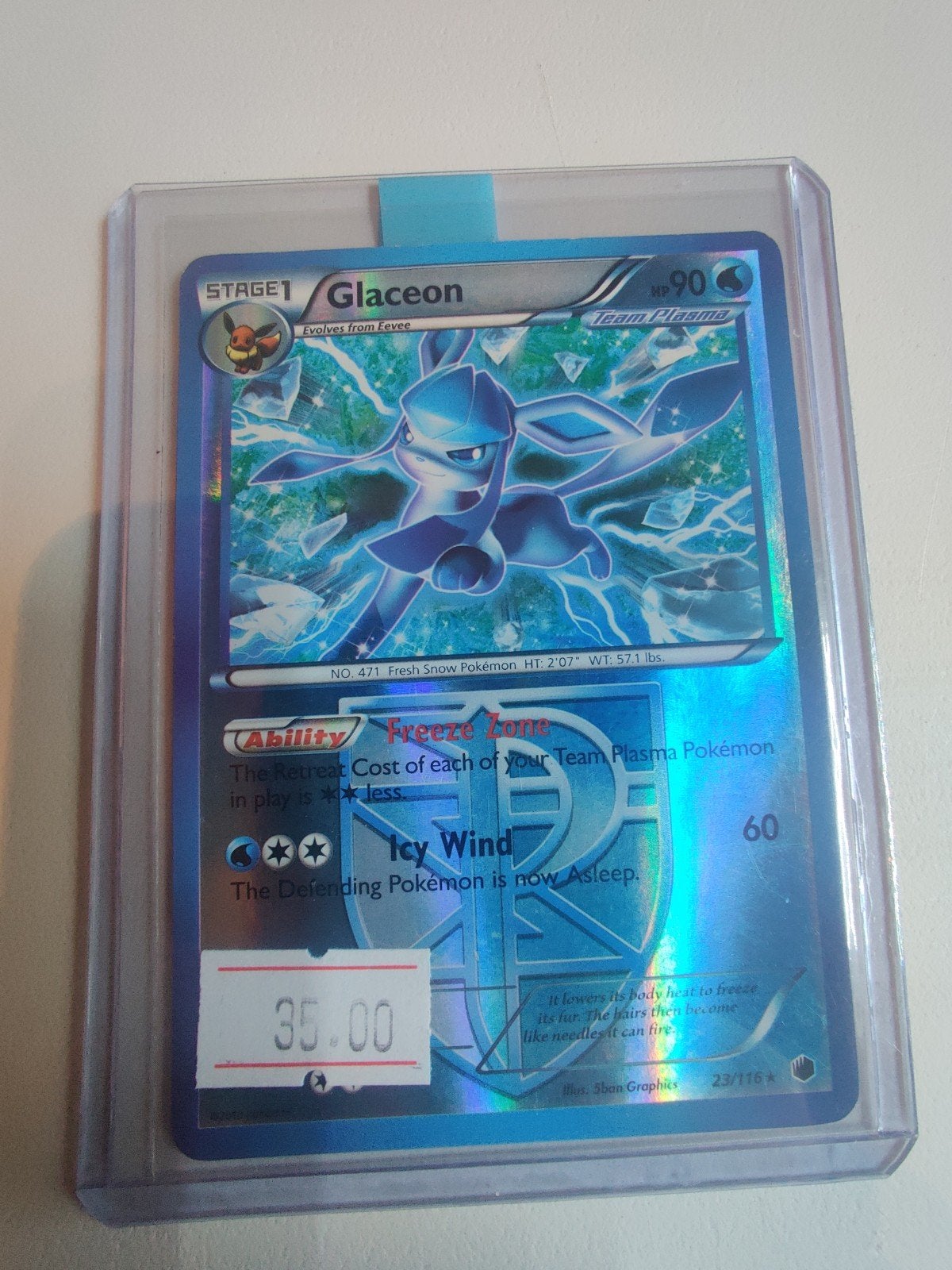 Glaceon PLF 23, Ophalen, Zo goed als nieuw, Losse kaart, Foil