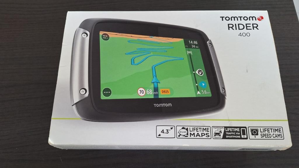 Navigatie moto Tomtom rider 400, Motoren, Ophalen