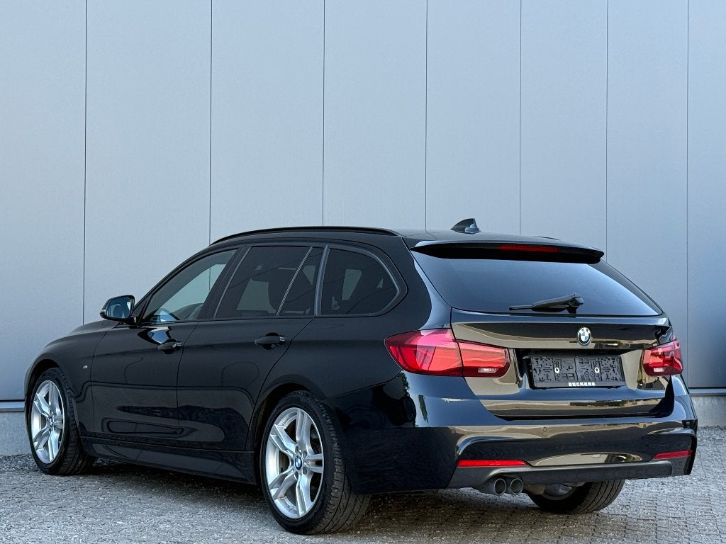BMW 320 dA Touring M-Pack Led Cruise Navi ParkSensor Euro6d, Auto's, Automaat, Achterwielaandrijving, Zwart, Leder