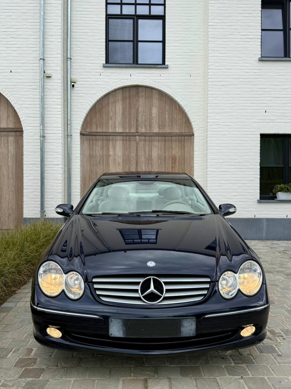 Mercedes-Benz CLK 200 benzine Kompressor – Automaat –, Auto's, Automaat, Beige, Blauw, 1796 cc