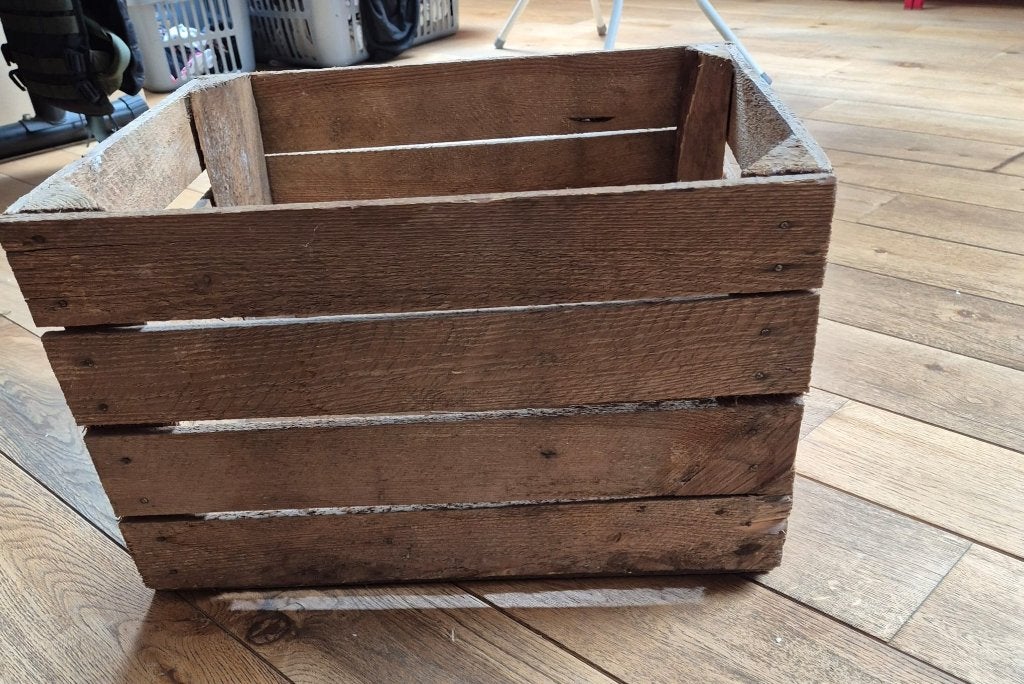 CAISSE EN BOIS VINTAGE, Enlèvement