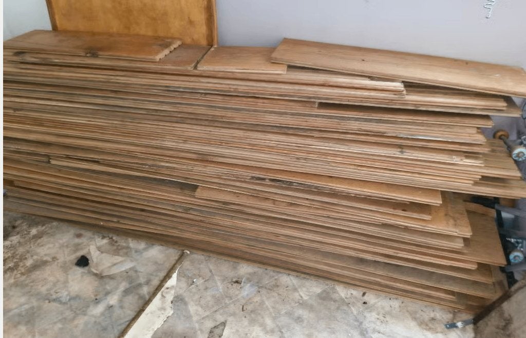 eiken vloer, Parquet, Enlèvement, 5 à 10 m², 10 à 30 cm