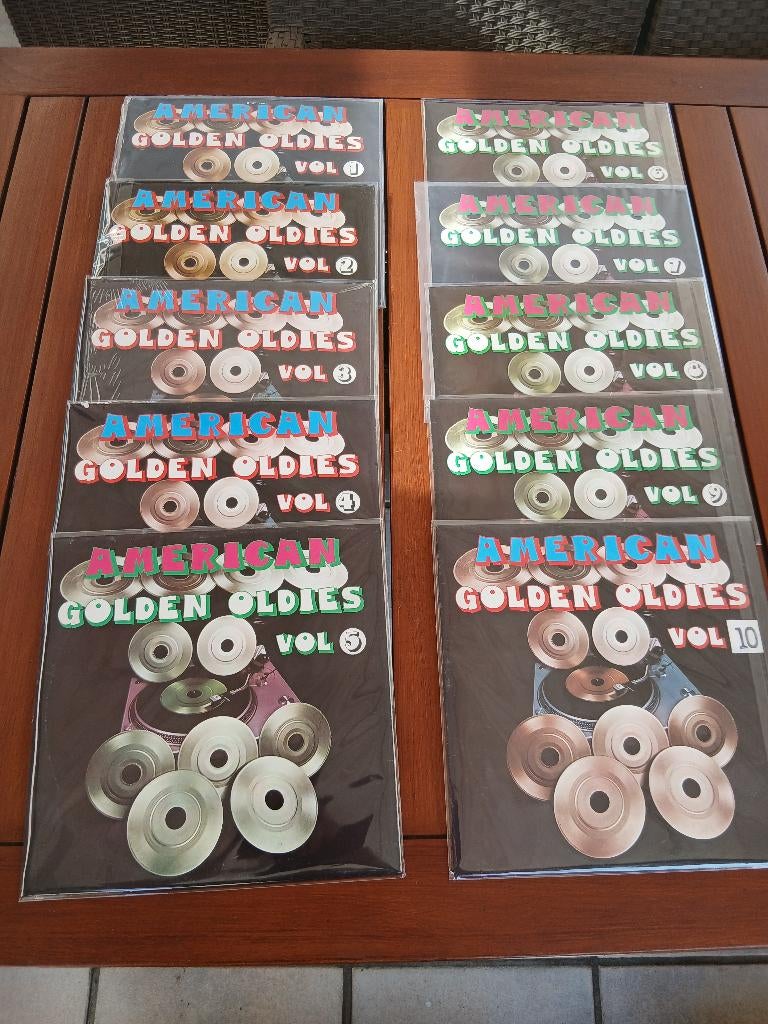 American Golden Oldies, série complète 1-10 "Popcorn Oldies", 12 pouces, Enlèvement ou Envoi, Soul, Nu Soul ou Neo Soul, Comme neuf