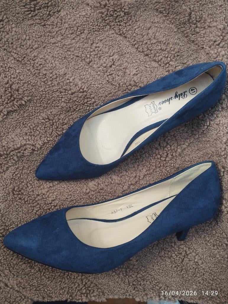 Chaussures femme escarpin, Enlèvement, Bleu
