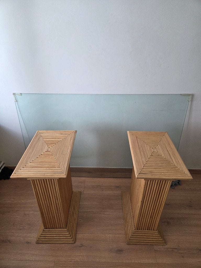 Eettafel glass, Ophalen, Gebruikt, 50 tot 100 cm, Glas