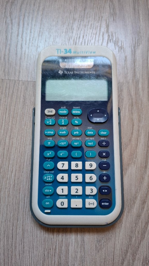 Texas instruments TI-34 Multiview Rekenmachine, Ophalen, Gebruikt