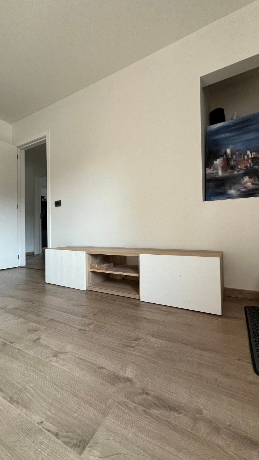 TV meubel, Ophalen, Gebruikt, 150 tot 200 cm, Minder dan 100 cm