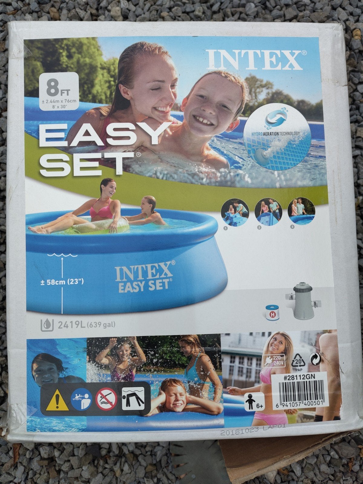 piscine Intex auto-portante, Enlèvement, Utilisé
