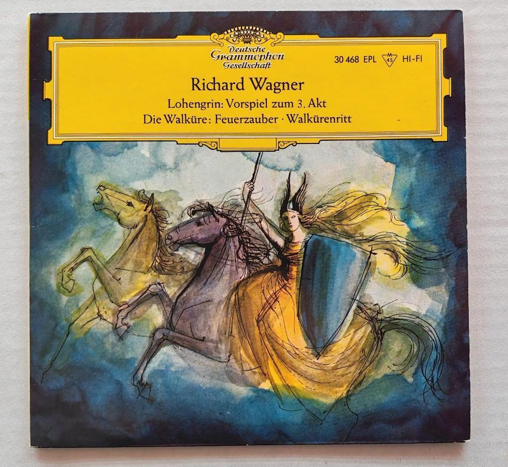 RICHARD WAGNER - Lohengrin/Die Walküre (EP), CD & DVD, Vinyles Singles, Enlèvement ou Envoi, Comme neuf, Classique