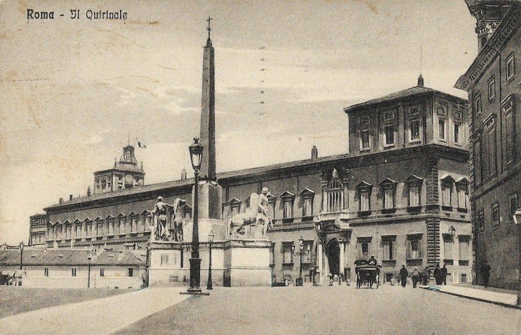 1928 - ITALIE - Latium - Rome : Il Quirinale, Envoi, 1920 à 1940, Affranchie, Italie
