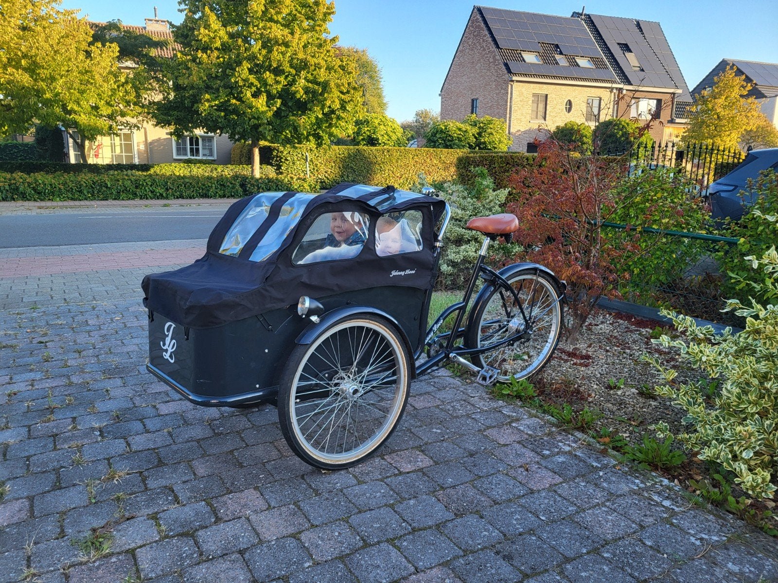 Johnny Loco bakfiets net onderhouden (niet elektrisch), Fietsen en Brommers, Ophalen, Johnny Loco, Elektrisch