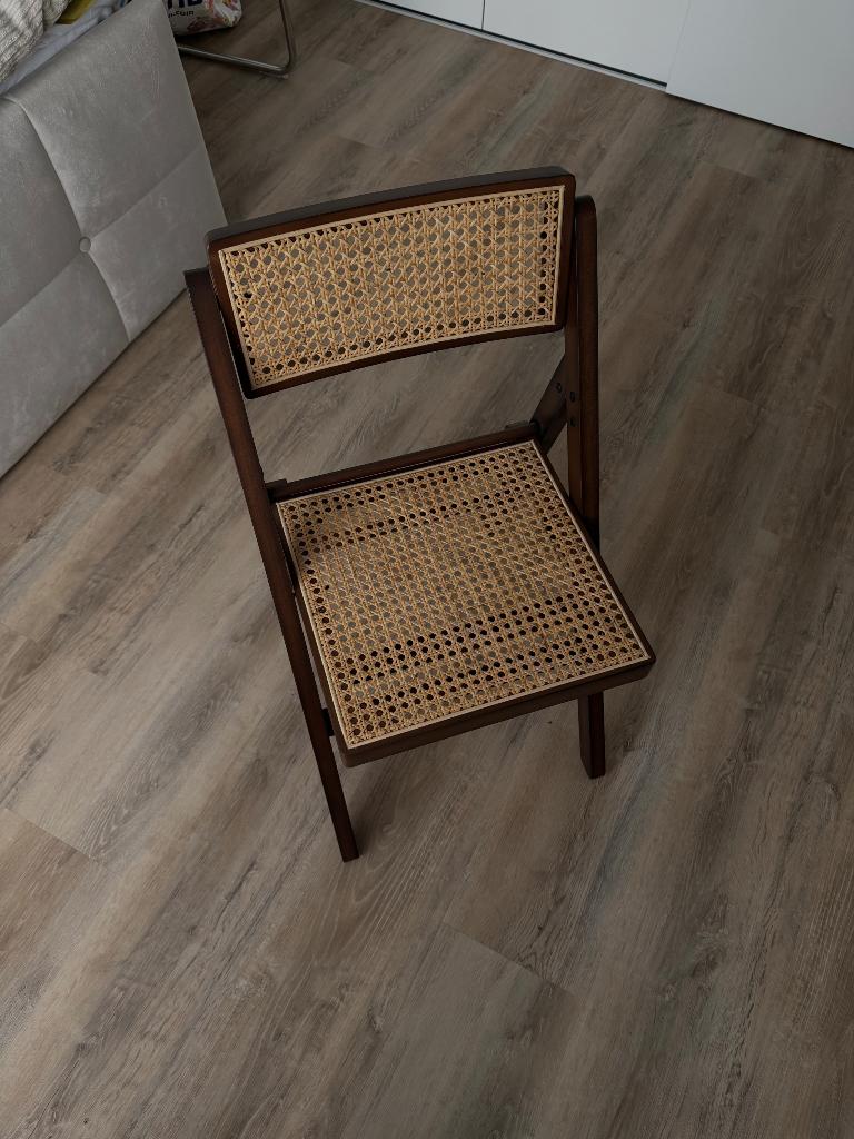 Houten Klap stoel H&M, Huis en Inrichting, Ophalen, Bruin, Nieuw, Eén