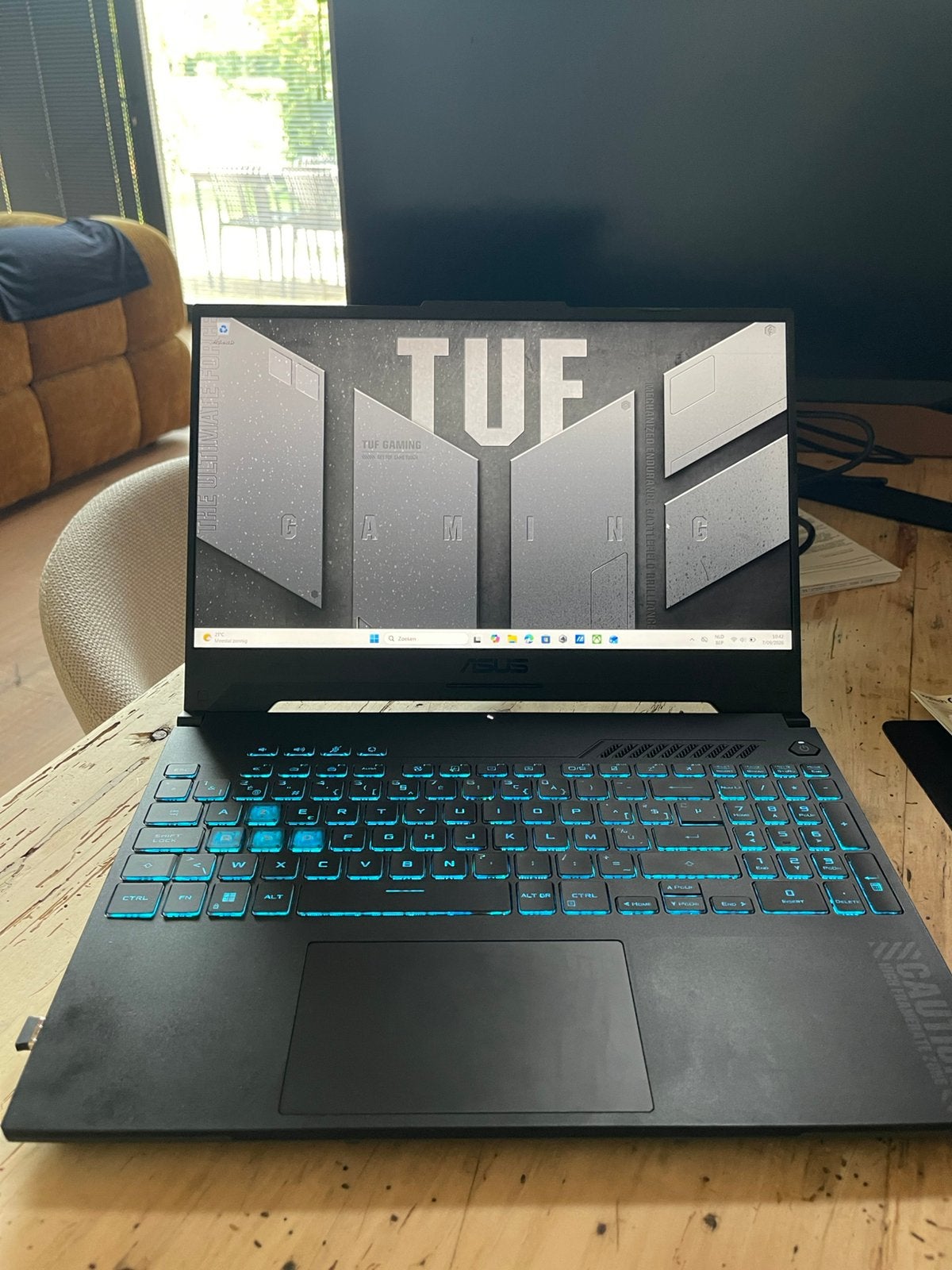 ASUS TUF Gaming A15 – Ryzen 9 – RTX 4070 – 16GB – 512GB, Computers en Software, Windows Laptops, Ophalen, 15 inch, ASUS, Zo goed als nieuw
