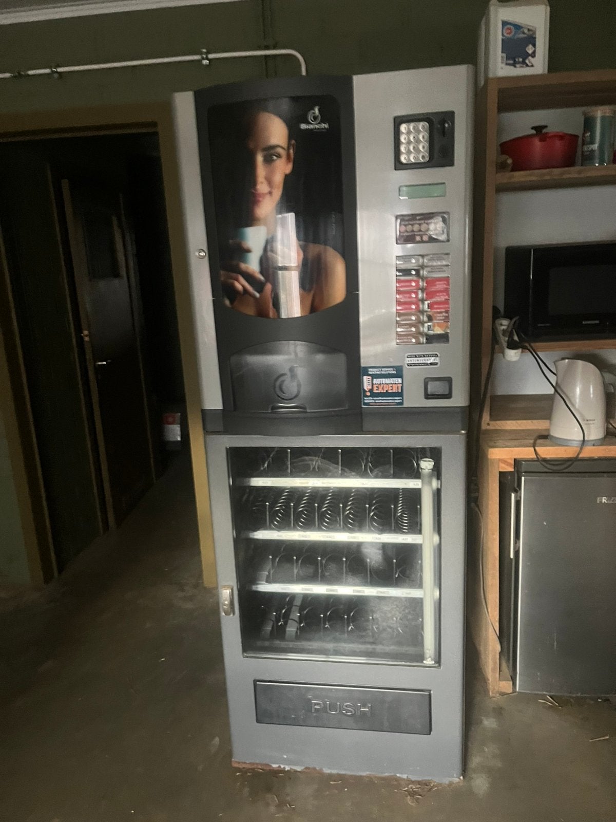 Automaat fris/warme dranken en snacks, Ophalen, Overige typen