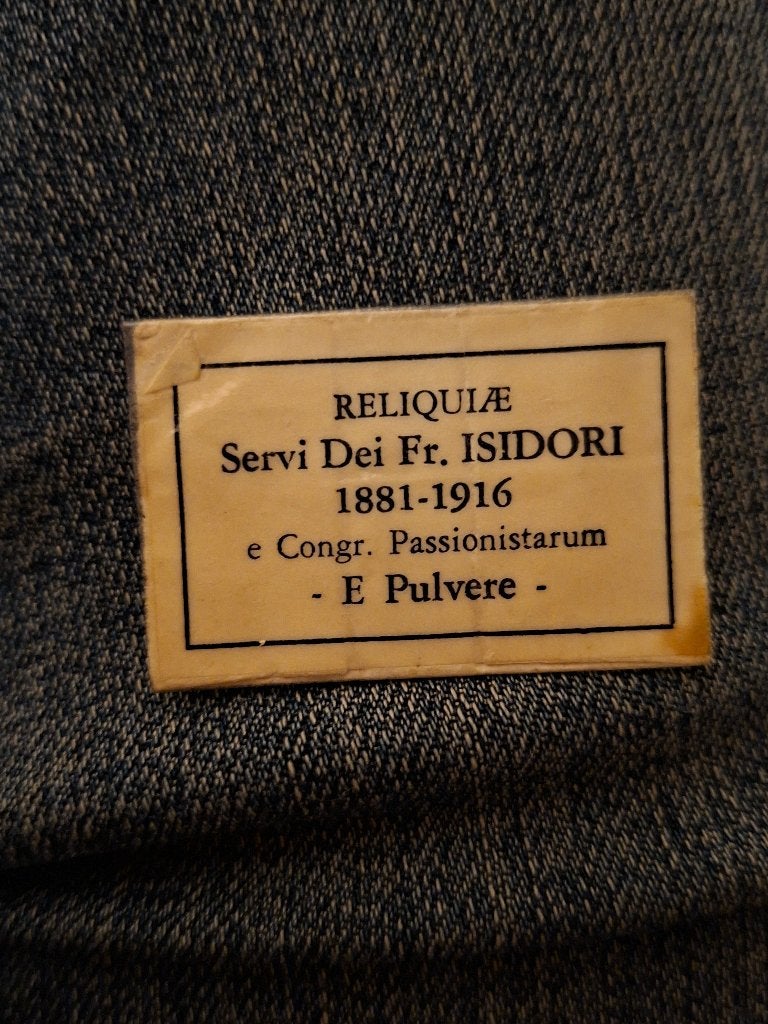 reliek Sint Isidoor, Collections, Enlèvement ou Envoi, Utilisé, Autres types, Christianisme | Catholique