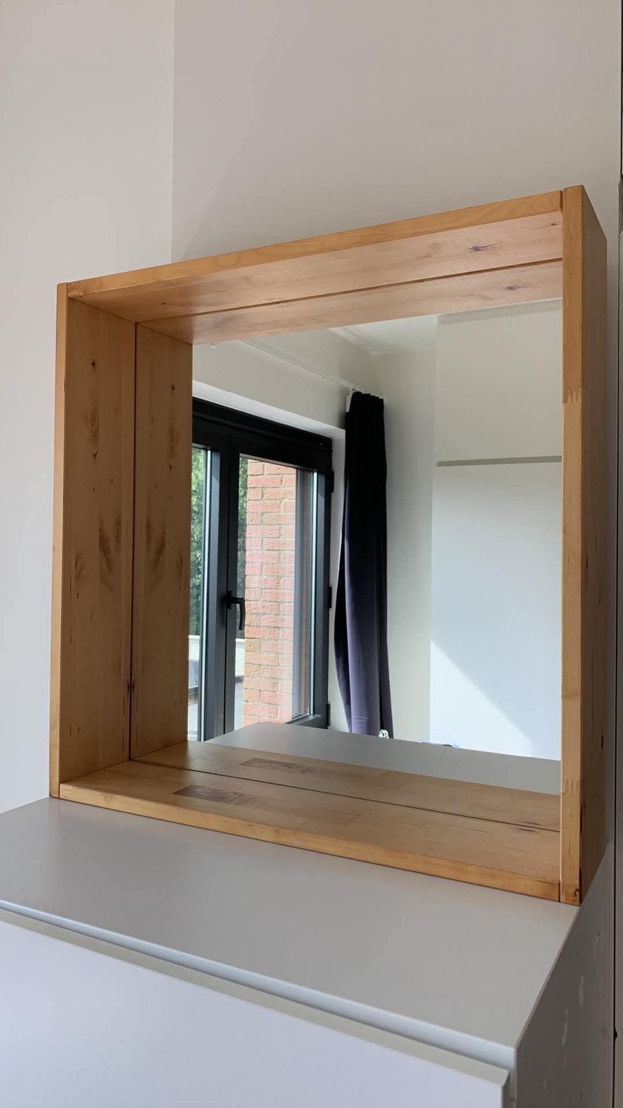 Spiegel Ikea Molger, Moins de 100 cm, Comme neuf, Enlèvement, 50 à 75 cm