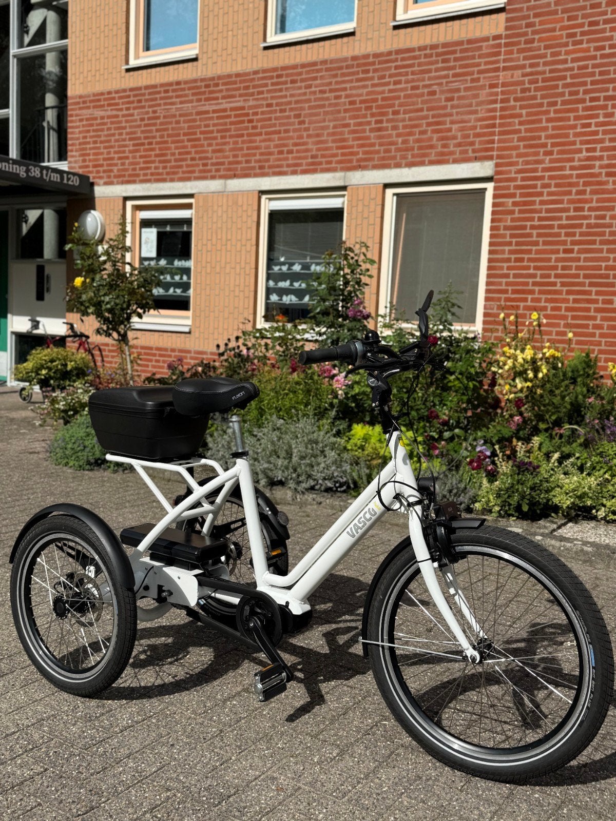 Huka Vasco electrische driewieler Z.g.a.n!, Ophalen, Zo goed als nieuw, Schijfrem, Huka