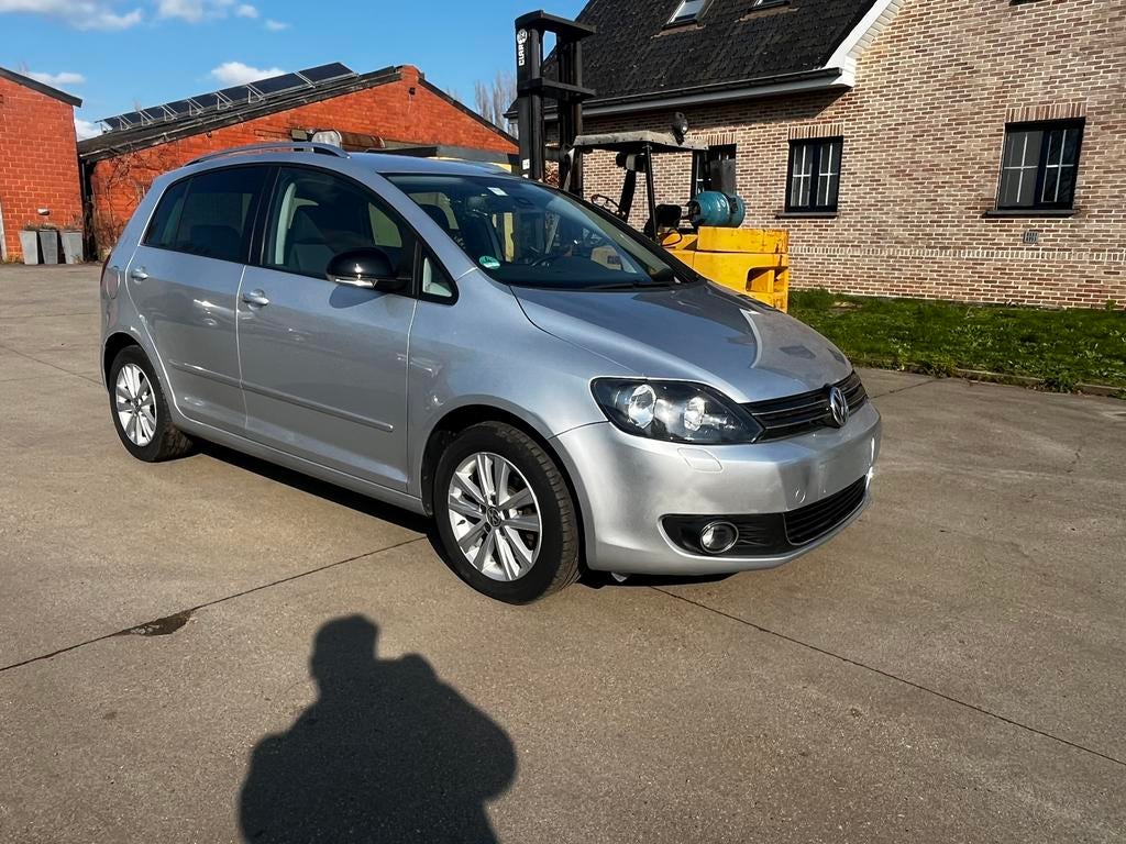 WV GOLF PLUS 1.2 BENZINE EUR5 van 2013 MET 100DKM, Auto's, Euro 5, Monovolume, Zwart, Leder en Stof