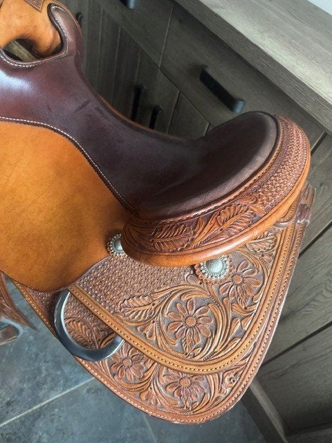 Scott thomas reining zadel, Ophalen, Gebruikt, Western