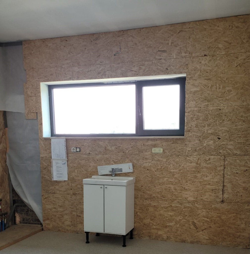 PVC raam (kip en draai deur) 210 cm x 80cm, Doe-het-zelf en Bouw, Ophalen, Gevelraam of Ruit, 80 tot 120 cm, Zo goed als nieuw
