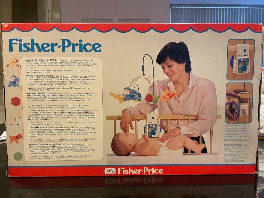 Muziekmobiel Fisher-Price met schommelende diertjes, Kinderen en Baby's, Speelgoed | Fisher-Price, Zo goed als nieuw, Overige typen