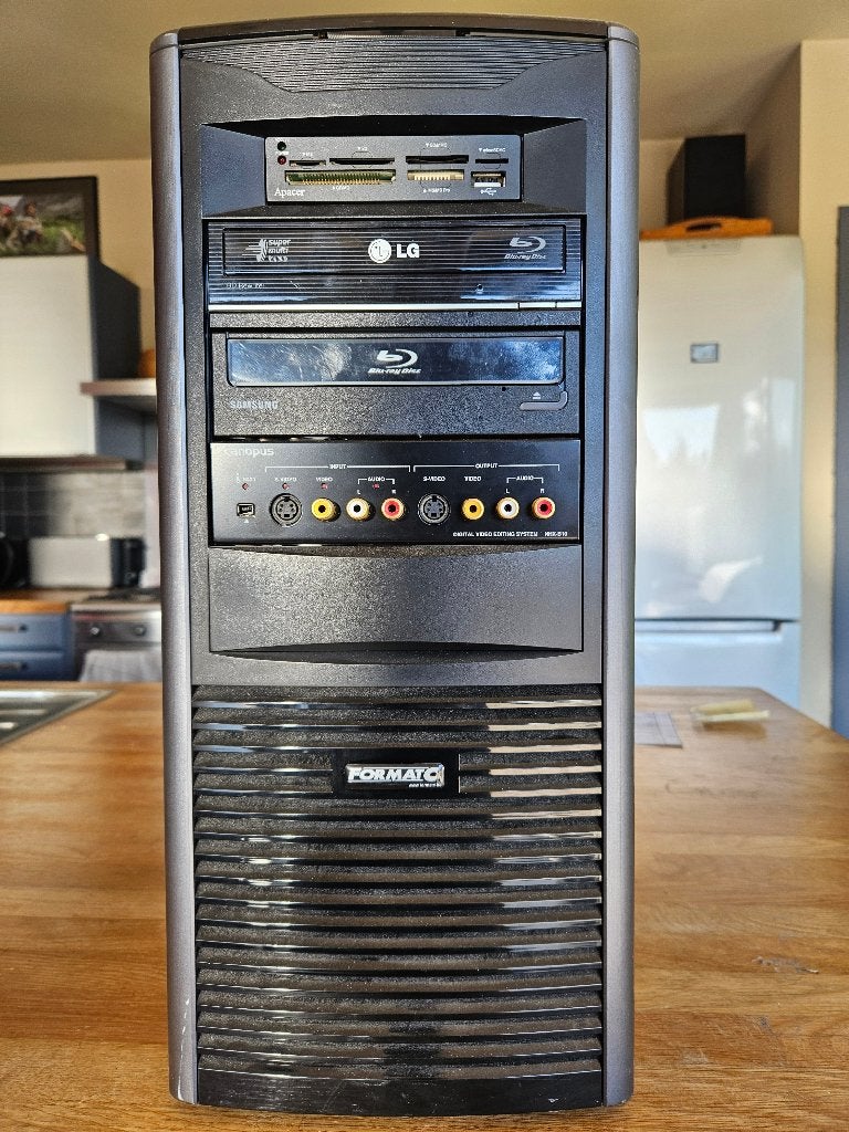 PC met veel opslagruimte (gebruikt voor video-editing), Ophalen of Verzenden, Gebruikt
