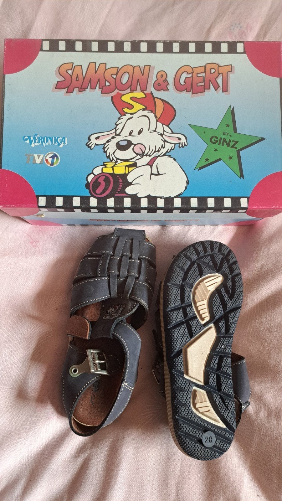 Sandalen voor kinderen, Ophalen