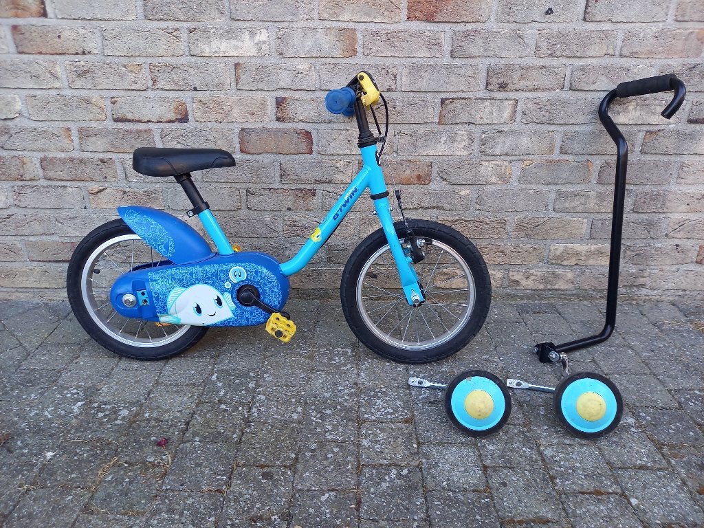 Kinderfiets, Frein sur jante, Stabilisateurs, B-Twin, Enlèvement