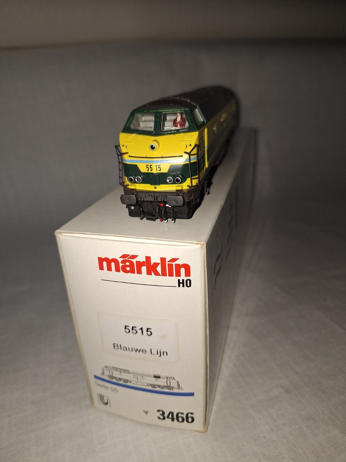 Marklin 3466 special edition 5515 blauwe lijn VBV  NMBS SNCB, Enlèvement ou Envoi, Courant alternatif, Comme neuf, Locomotive